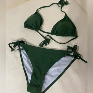 Army Green Swim Suit Bikini Size: Medium
